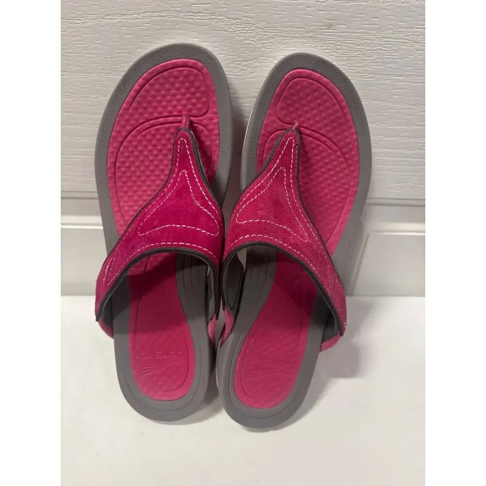 Dansko Pink Suede Comfort Sandals Women’s US Size 11.5-12 EU42 - Picture 3 of 9